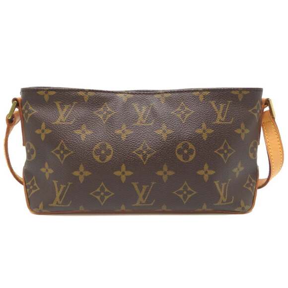 LOUIS VUITTON Authentic Brown Monogram Trotter Shoulder Bag - Picture 2 of 10